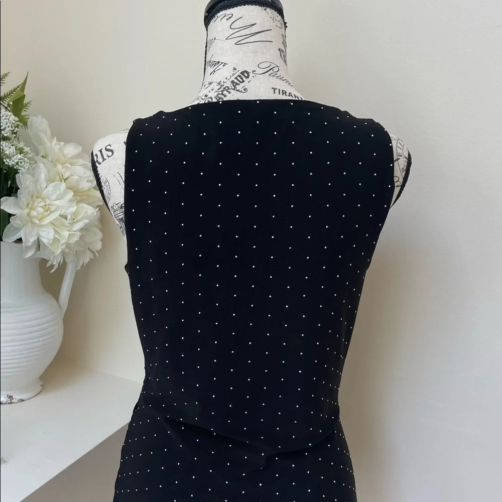 White‎ House Black Market Black Top With Sparkles - Picture 10 of 14